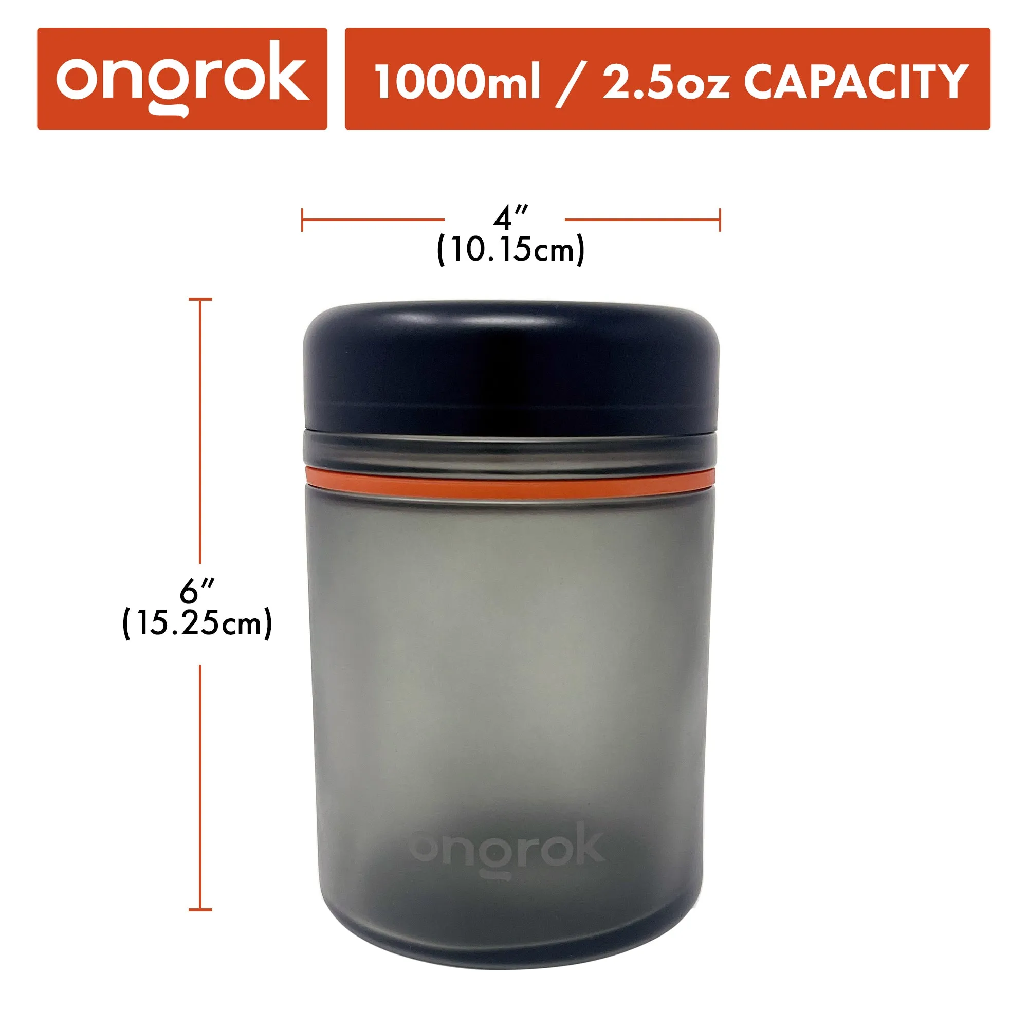 1000ml Child Resistant Storage Jar, 1 pack