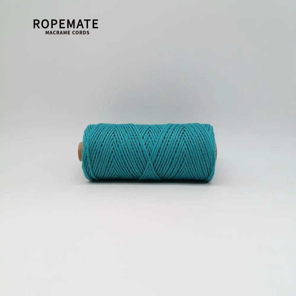 2MM MACRAME ROPE - DARK TURQUOISE