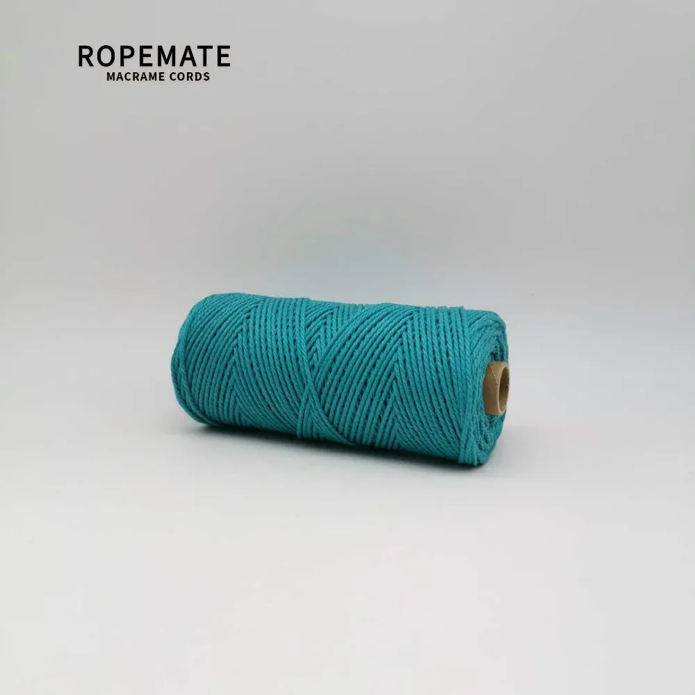 2MM MACRAME ROPE - DARK TURQUOISE