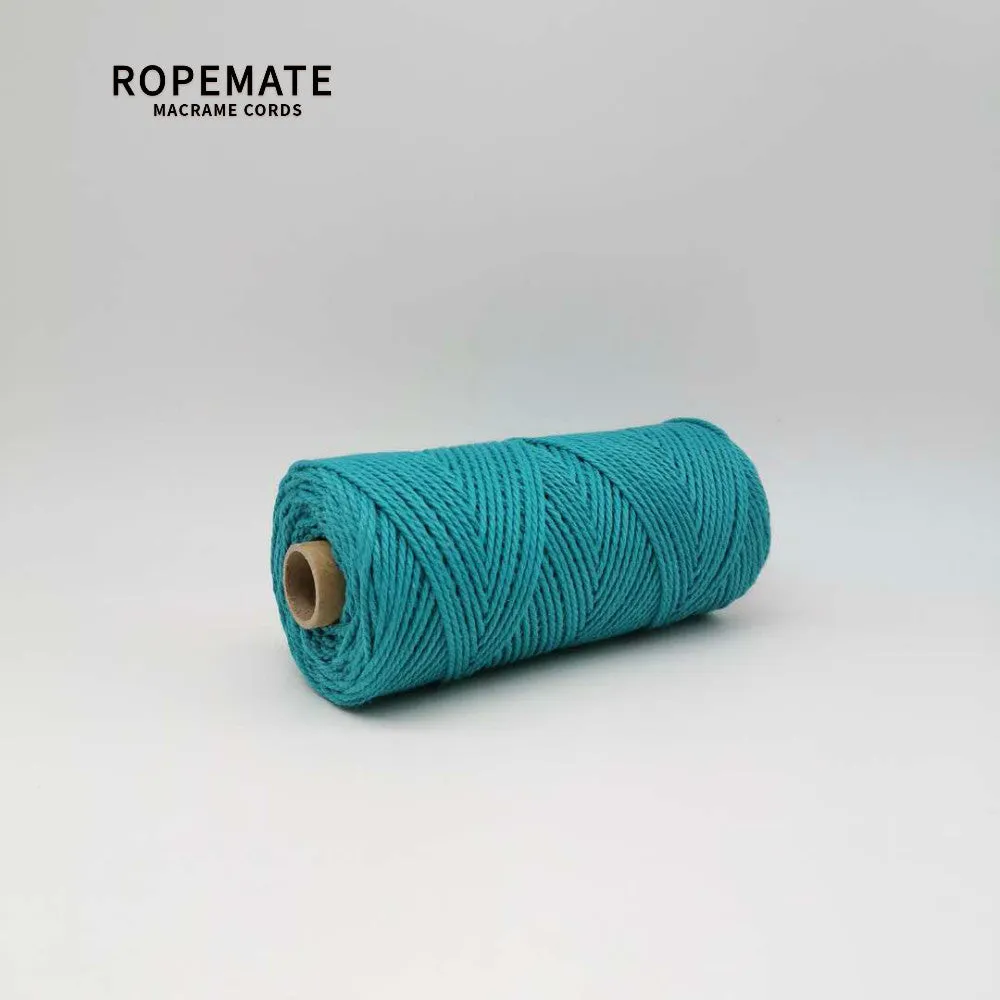 2MM MACRAME ROPE - DARK TURQUOISE