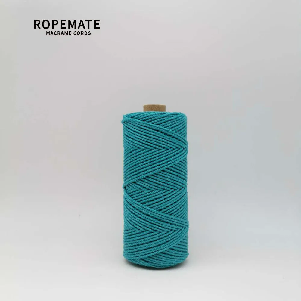 2MM MACRAME ROPE - DARK TURQUOISE