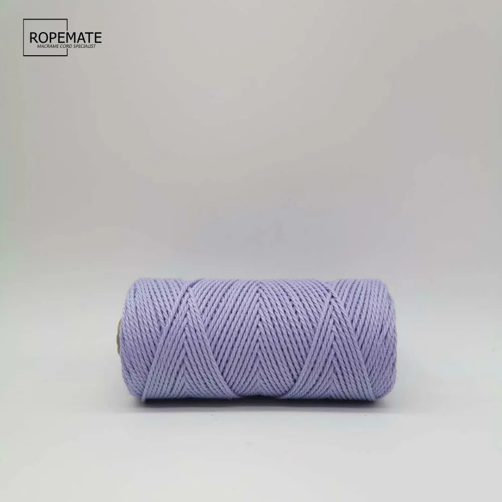 2MM MACRAME ROPE - LIGHT PURPLE