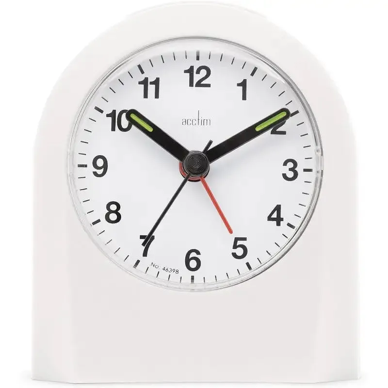 Acctim Palma Alarm Clock White