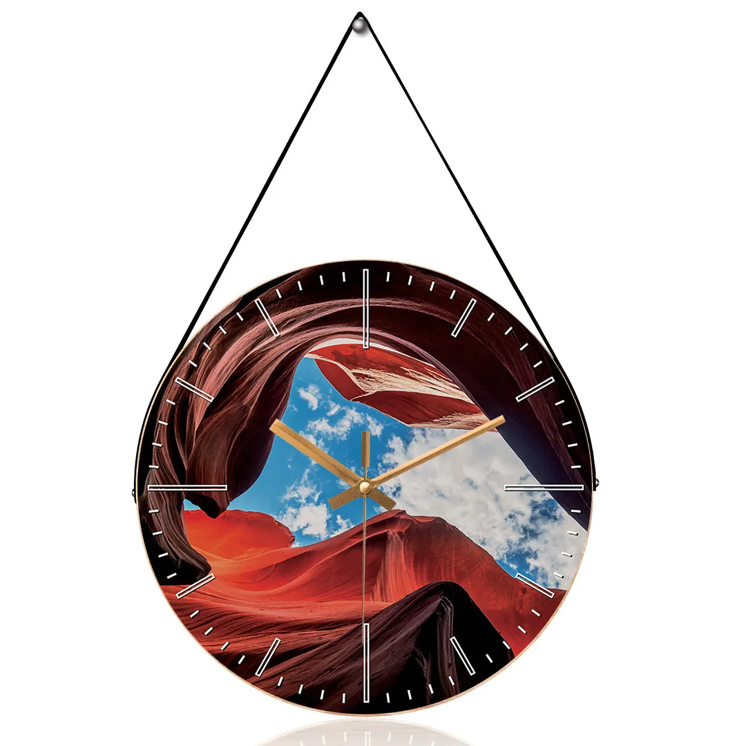 Antelope canyon nature Wall Clock