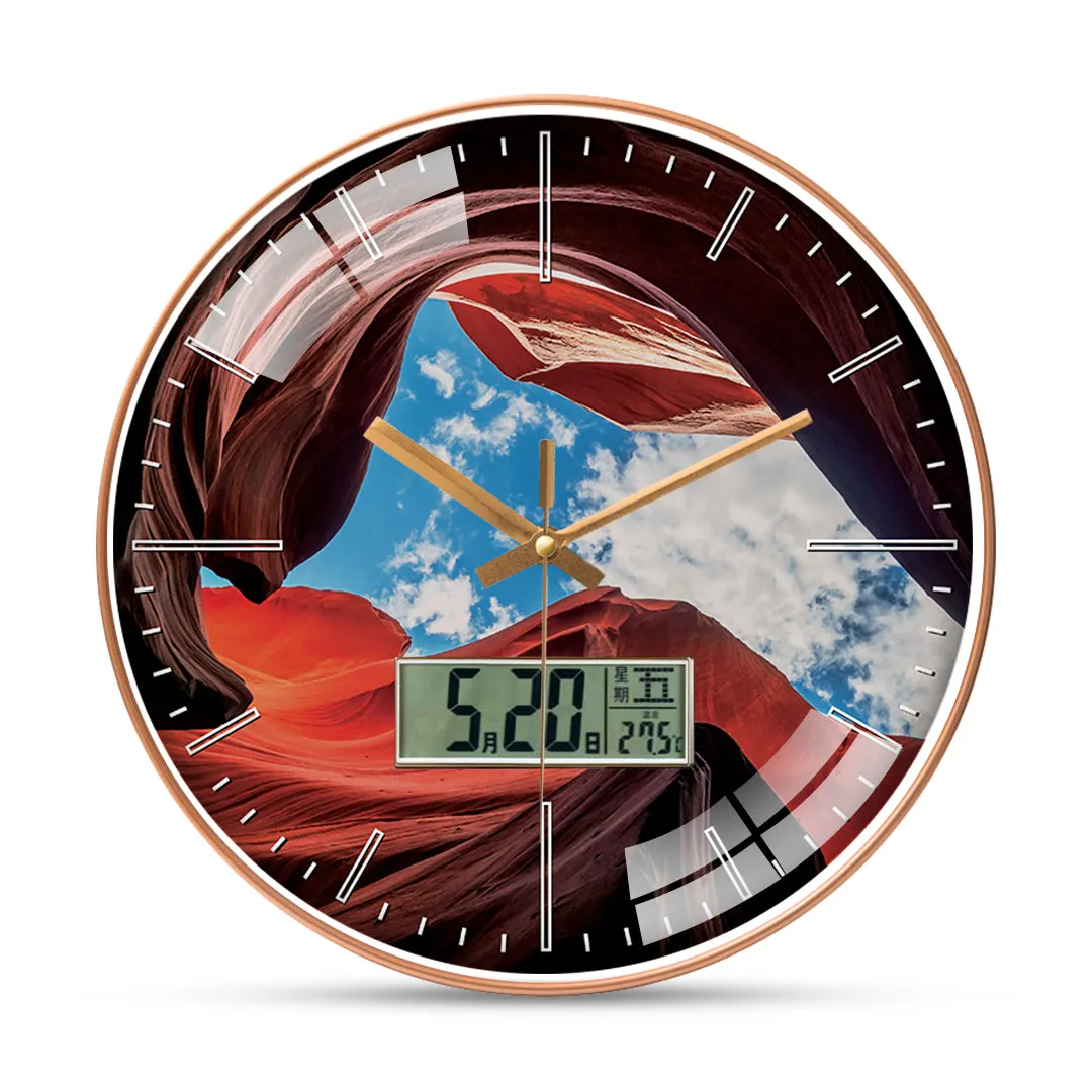 Antelope canyon nature Wall Clock