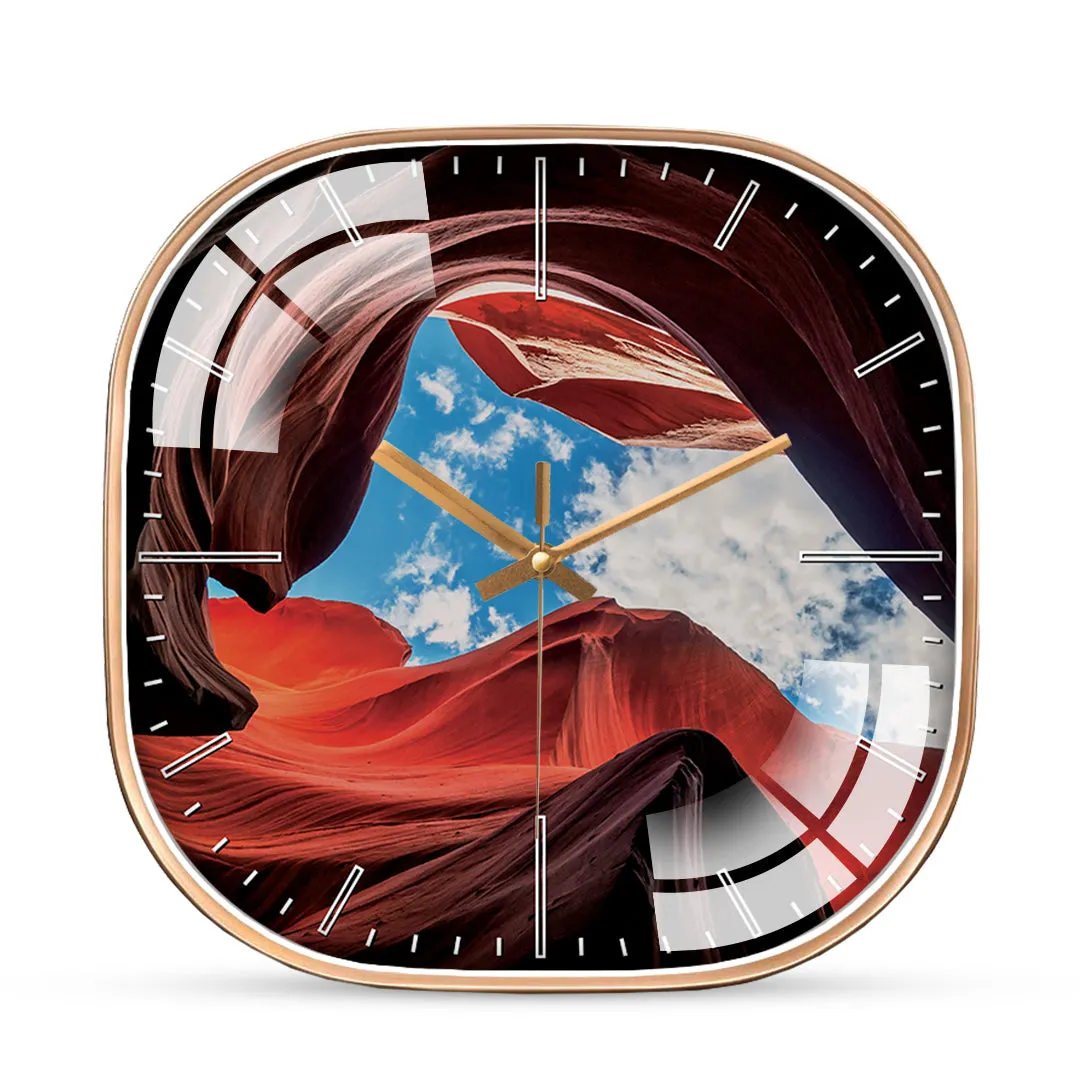 Antelope canyon nature Wall Clock