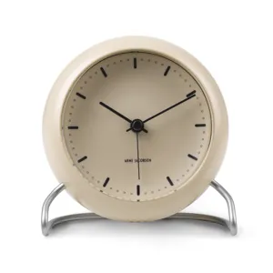 Arne Jacobsen - City Hall Alarm Clock - Sandy Beige