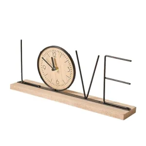 ATORSE Tabletop Clock Creative Desktop Decoration for Home Decor Office Living Room Home