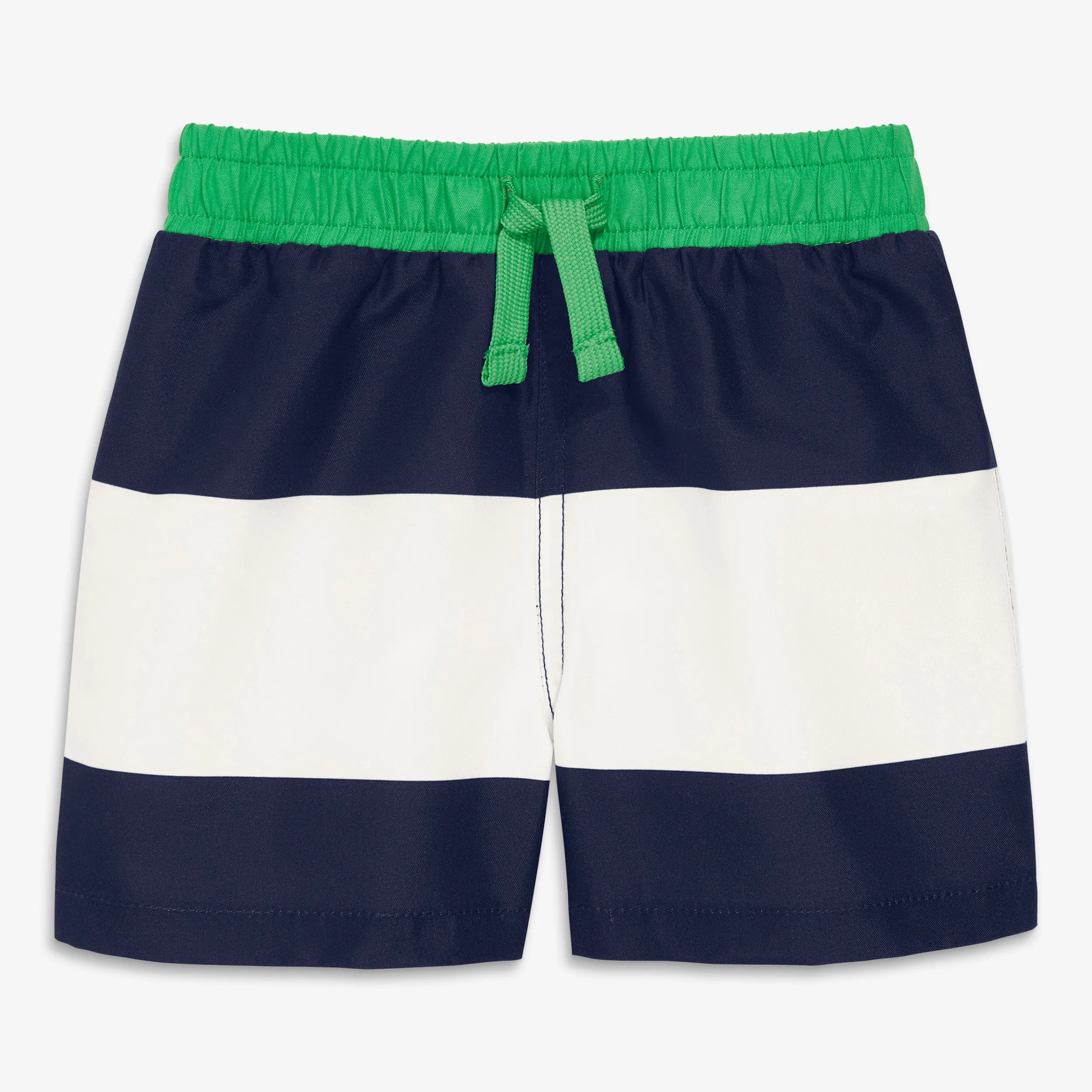 Baby swim trunk in rugby stripe