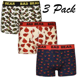 Bad Bear 3 Pack Comfortable Kids Boxers