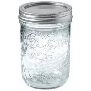 Bernardin 500 ml Wide Mouth Mason Jar Glass 12 /Case