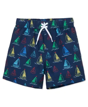 Boat Toddler Swim Trunks (2T-4T)