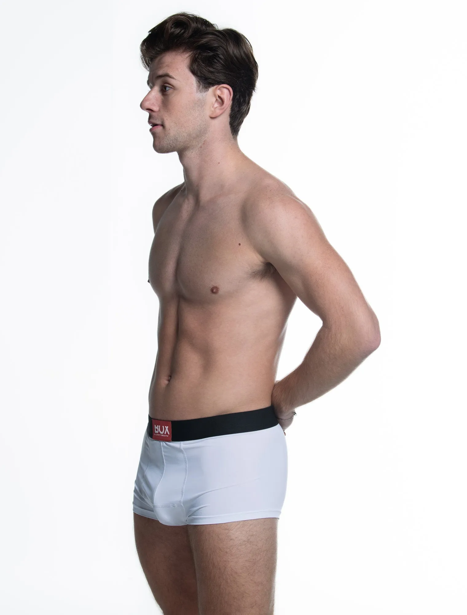 Box x Elliott: Mid Rise Boxer Trunks - Shade Zero