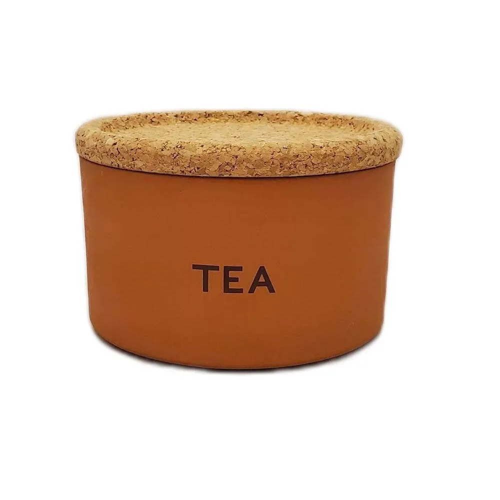 Cauldon Redware Small Tea Storage Jar in Terracotta Brown