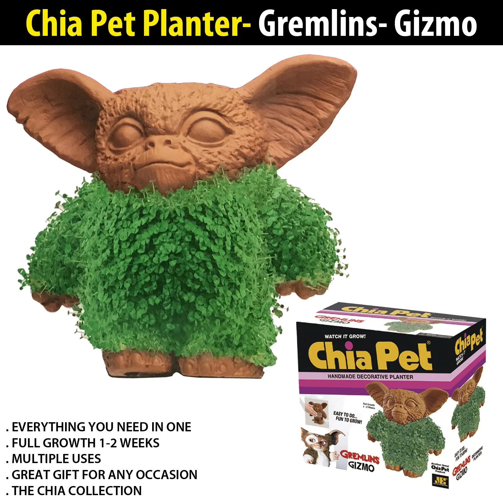 Chia Pet Planter - Gremlins- Gizmo