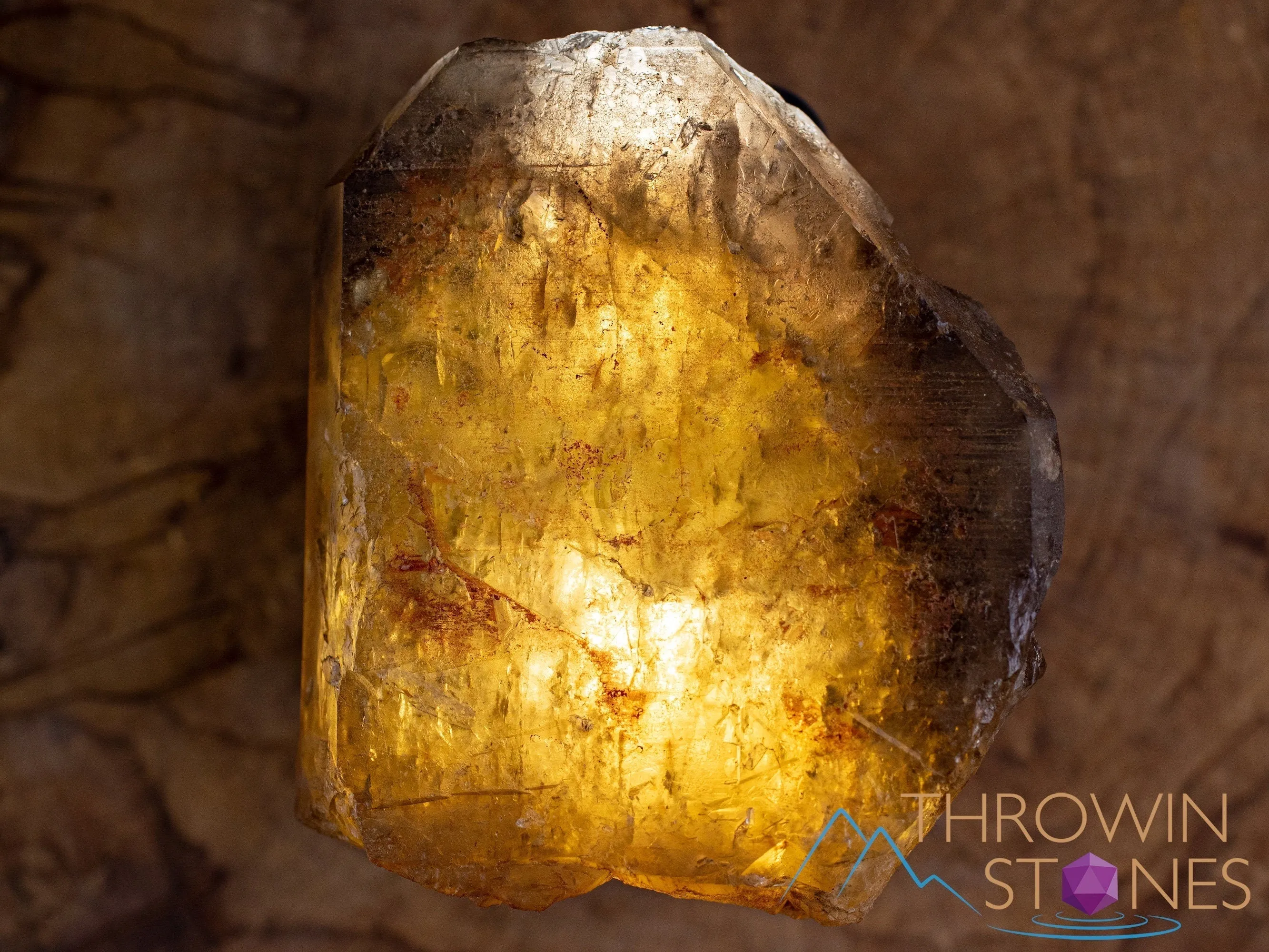 CITRINE Raw Crystal Point - Natural Citrine, Birthstone, Home Decor, Raw Crystals and Stones, 41184