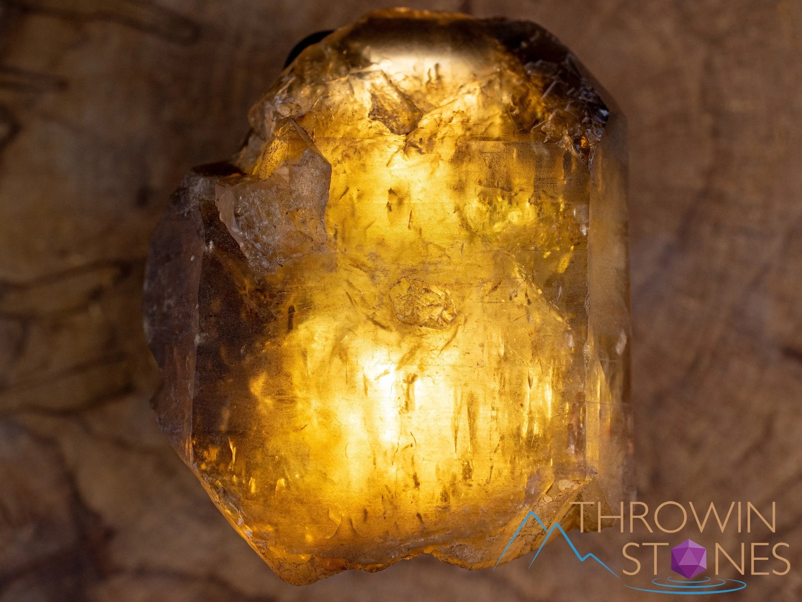 CITRINE Raw Crystal Point - Natural Citrine, Birthstone, Home Decor, Raw Crystals and Stones, 41184