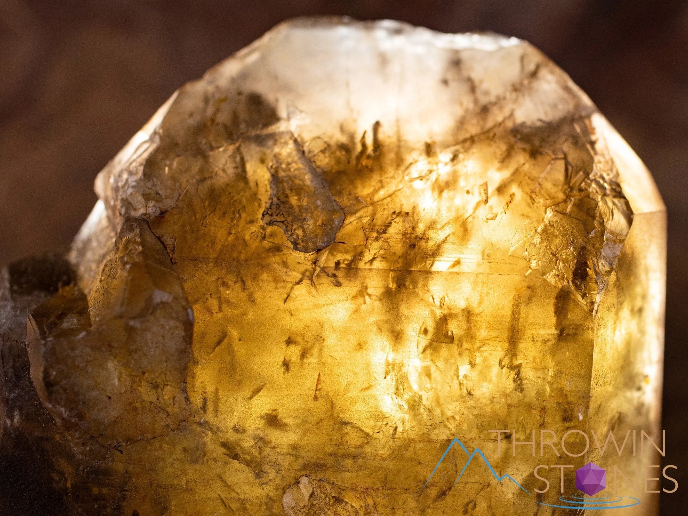 CITRINE Raw Crystal Point - Natural Citrine, Birthstone, Home Decor, Raw Crystals and Stones, 41184