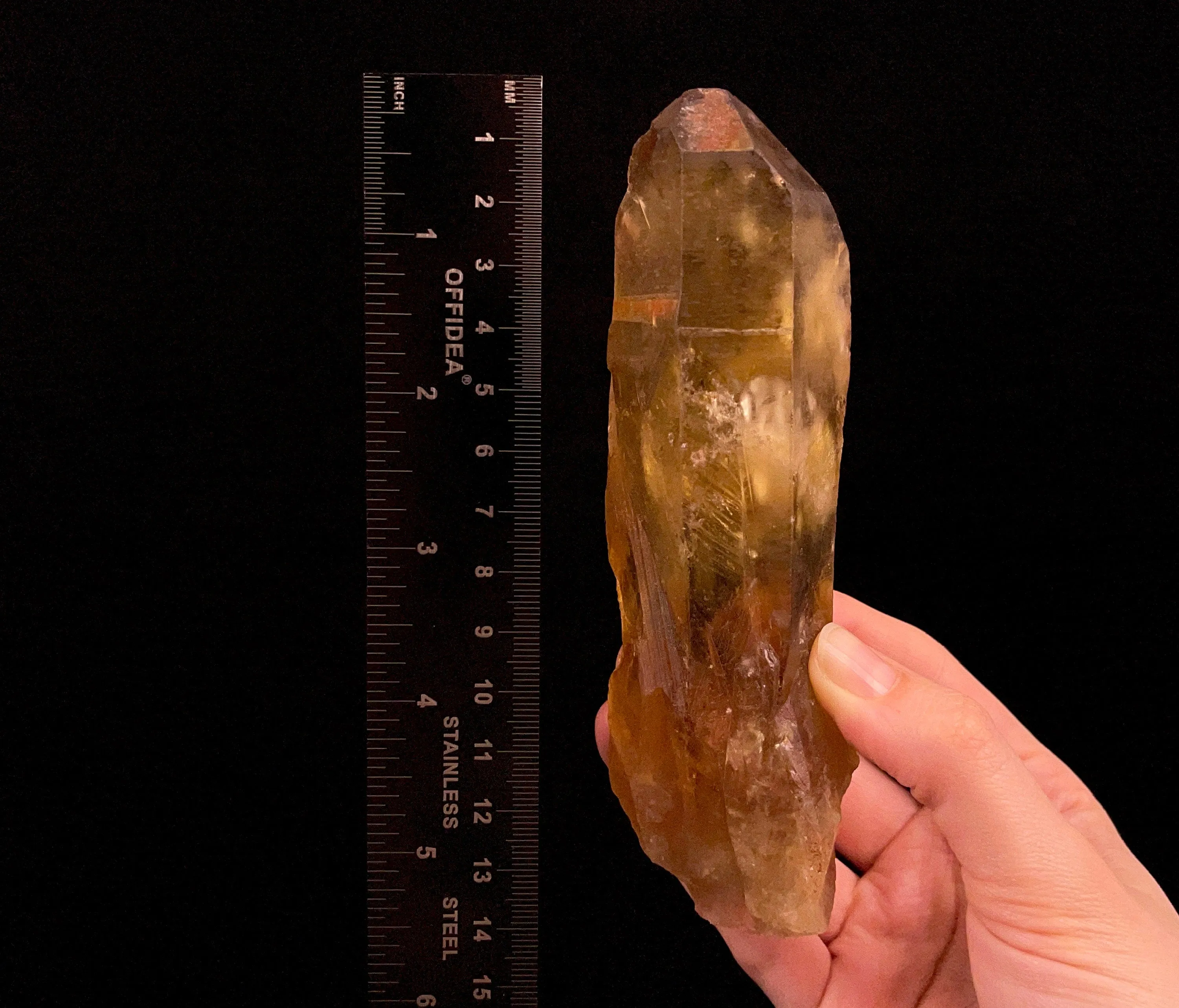 CITRINE Raw Crystal Point - Natural Citrine, Birthstone, Home Decor, Raw Crystals and Stones, 51909