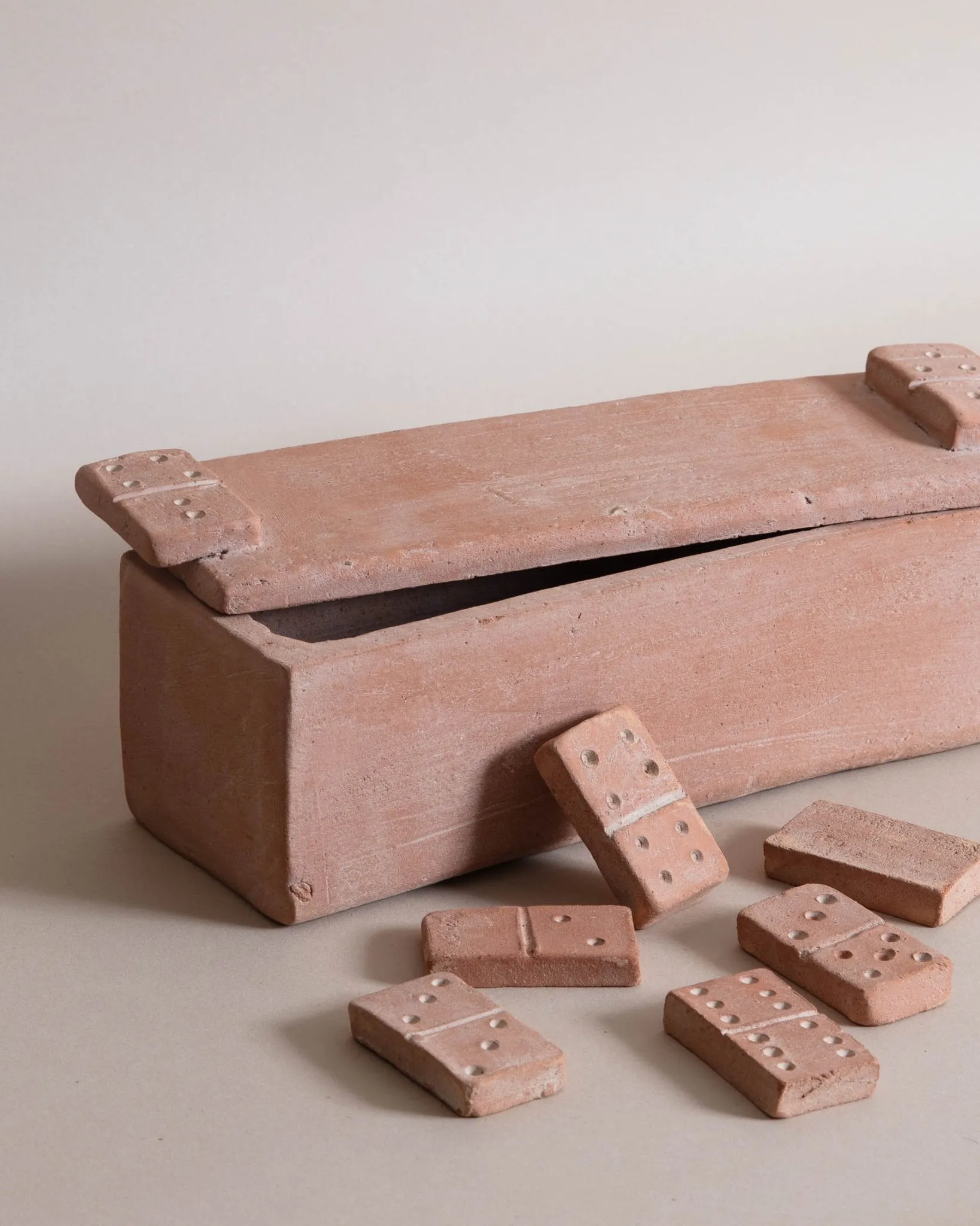 Clay Domino Set