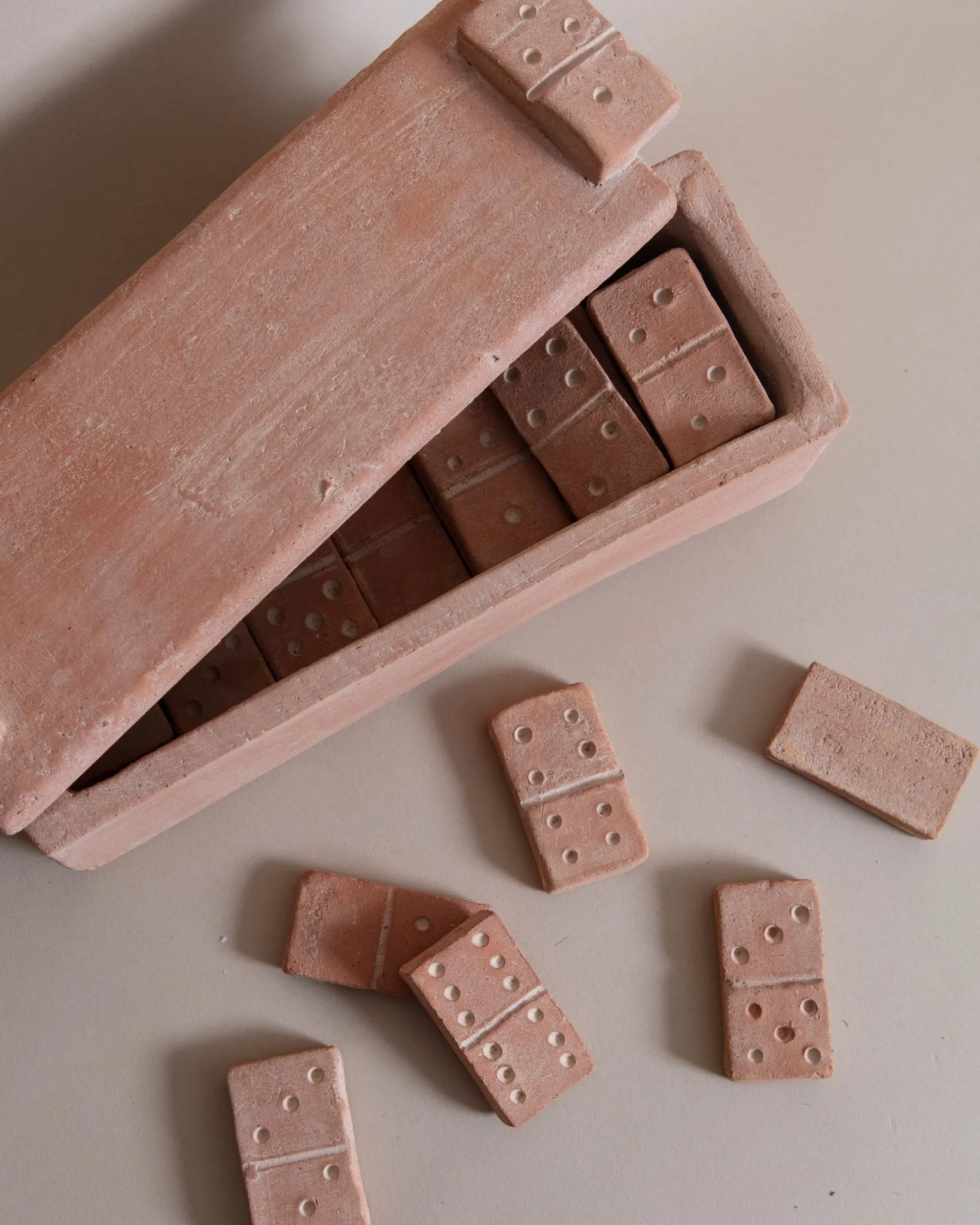 Clay Domino Set