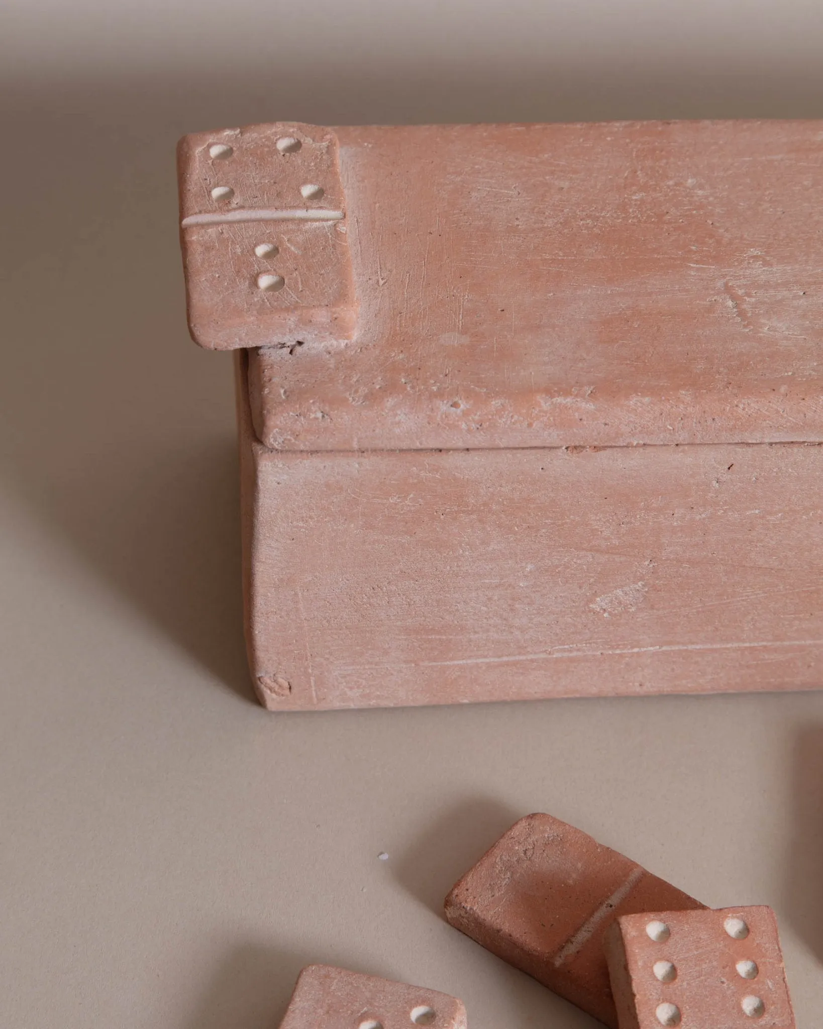 Clay Domino Set