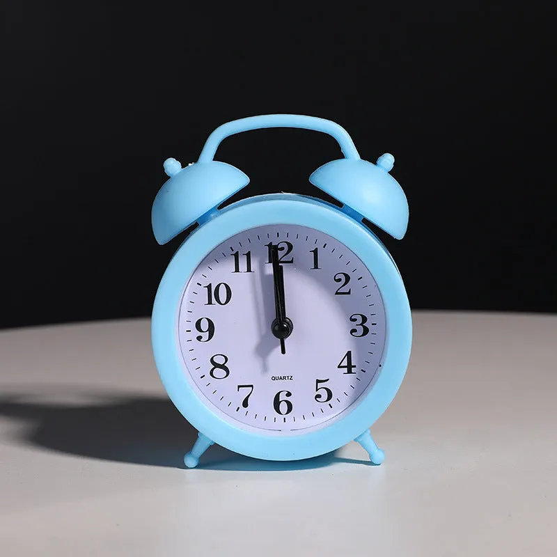 Creative Children's Mute Pointer Alarm Clock Multifunctional Bedroom Living Room Small Clock Hanging Simple Personality Alarm Clock