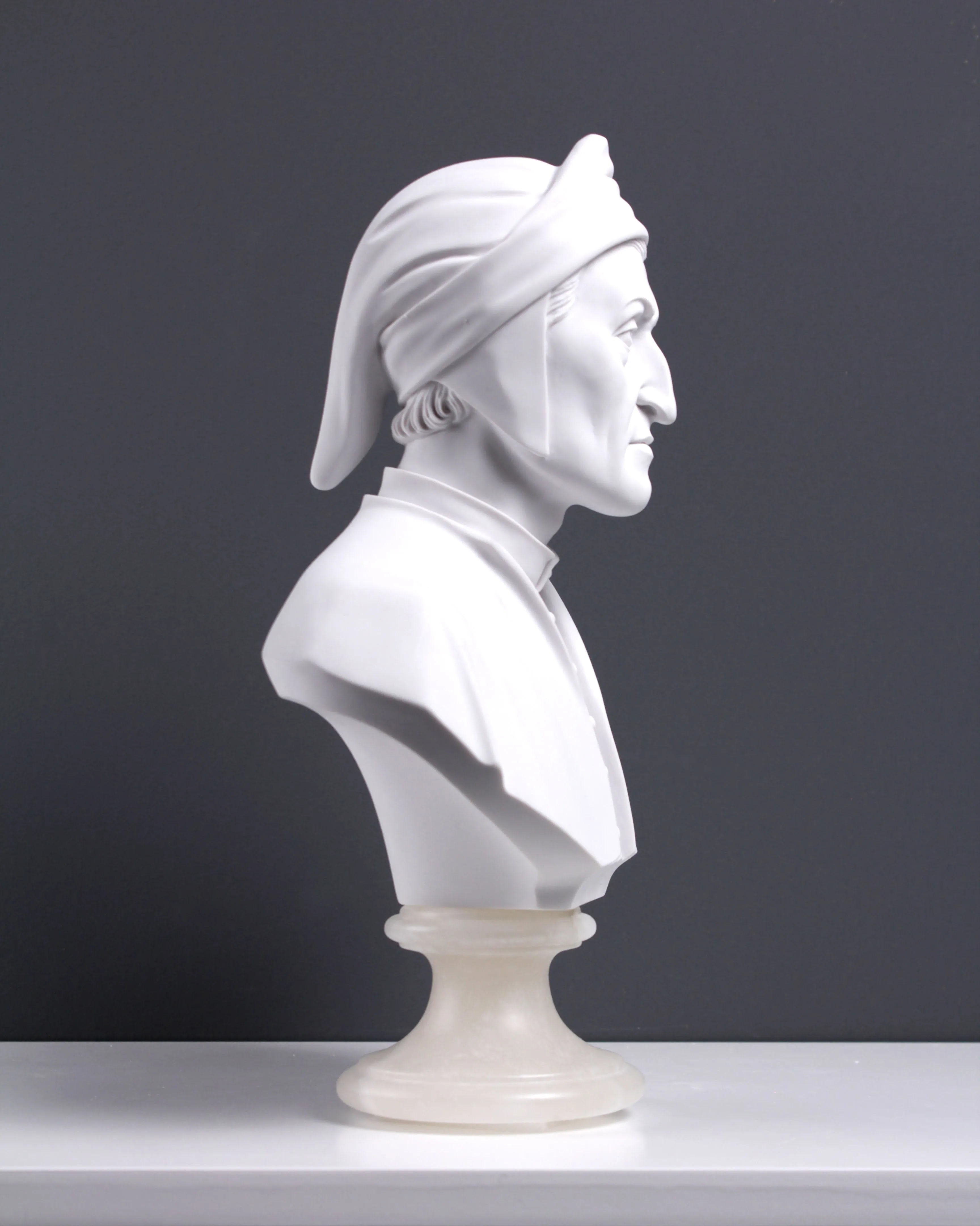 Dante Bust Statue