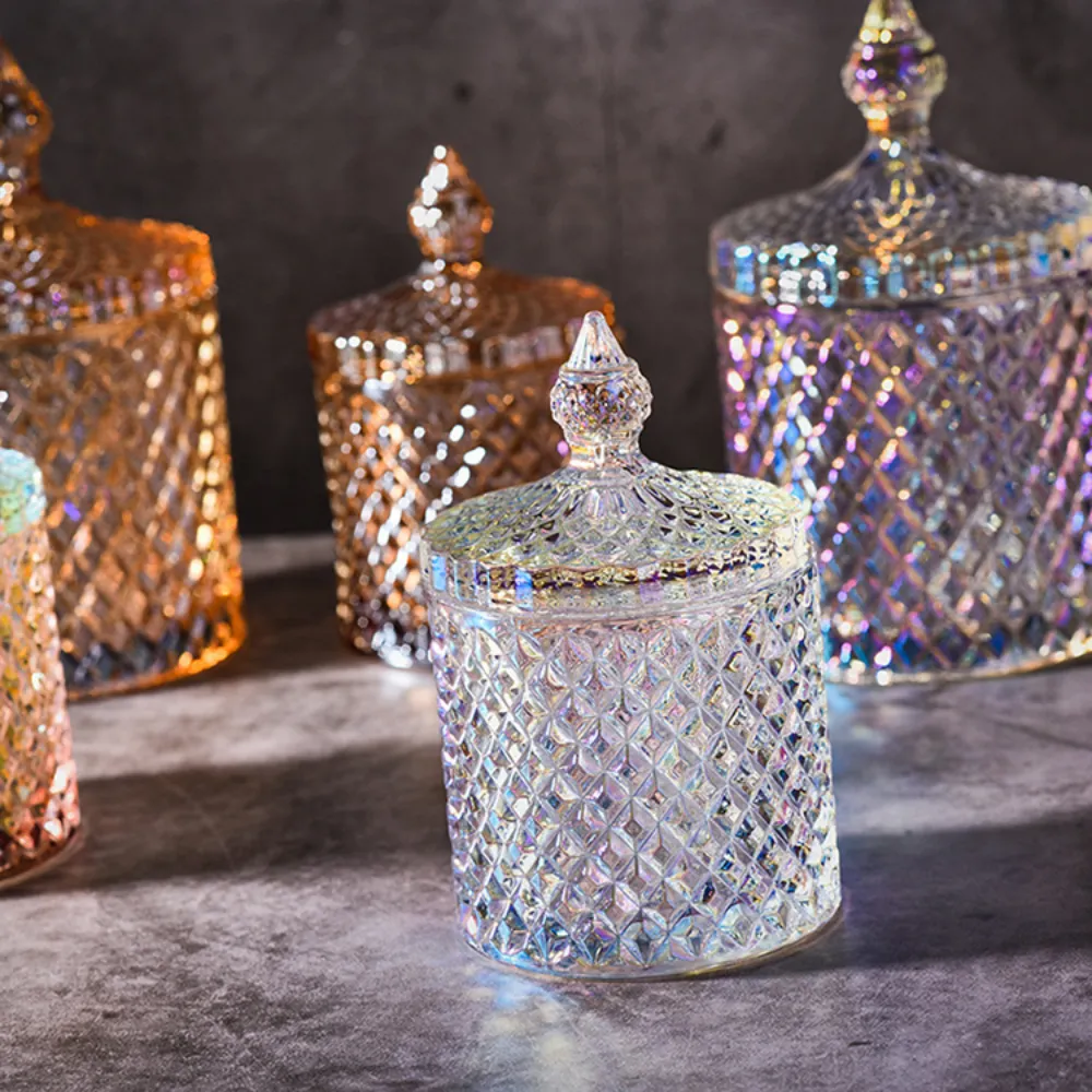 Decorative Glass Storage Jars