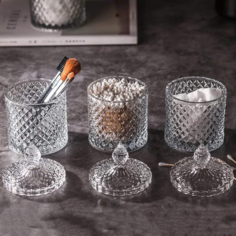 Decorative Glass Storage Jars