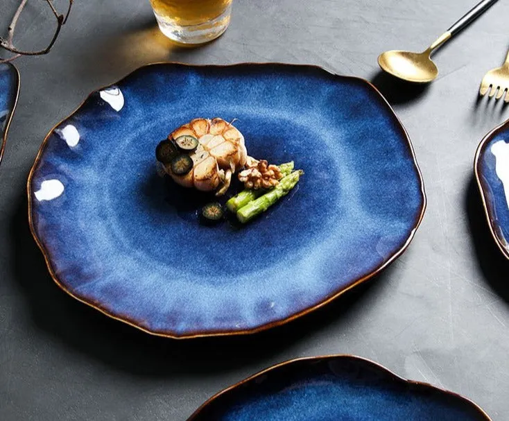 Evil Eye Blue Porcelain Decorative Plates