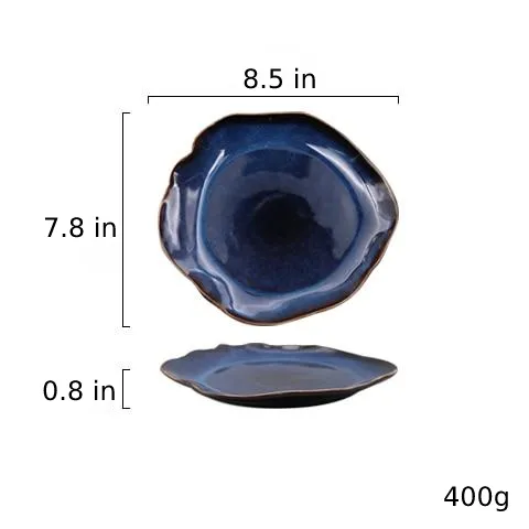 Evil Eye Blue Porcelain Decorative Plates