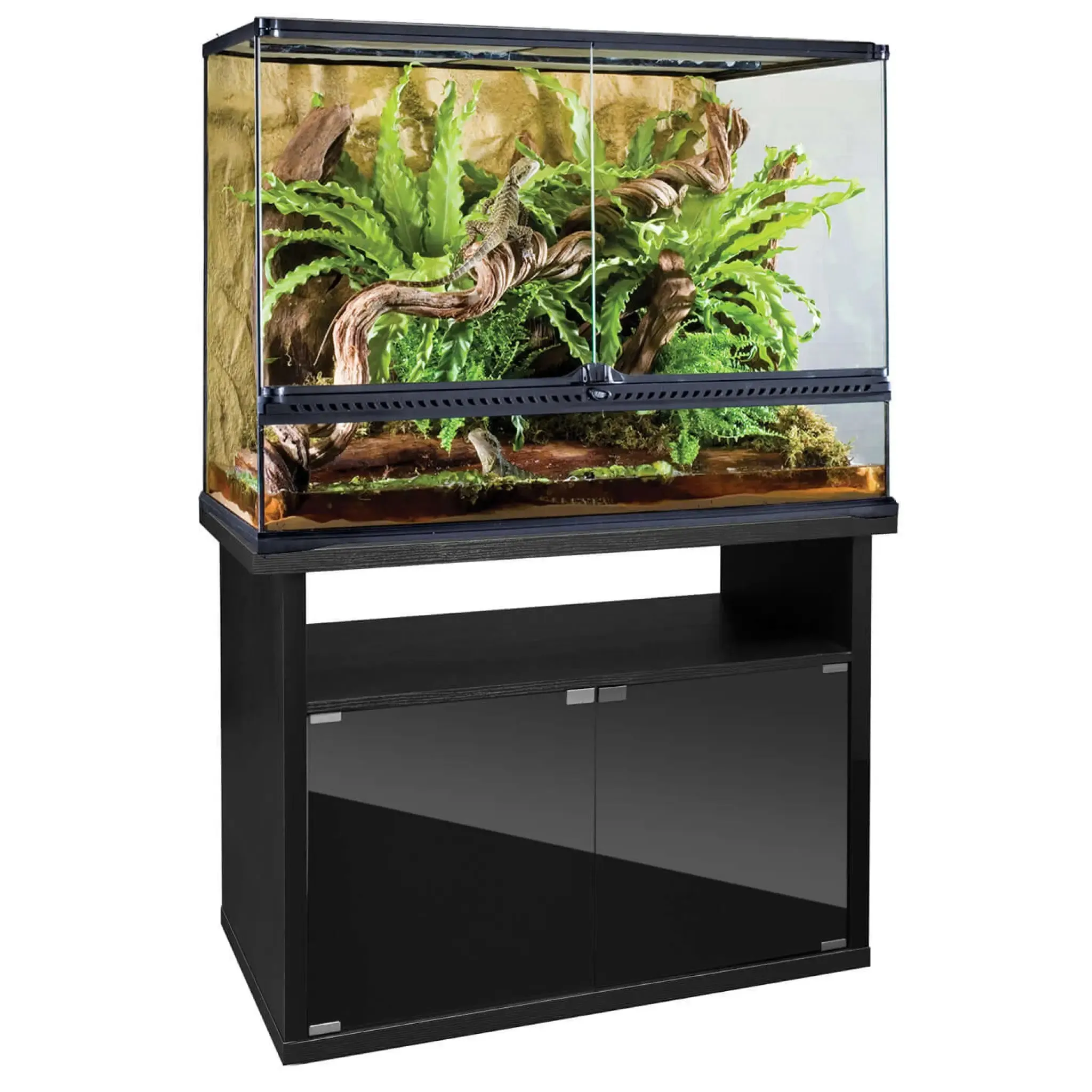 Exo Terra Terrarium Large Tall - 90x45x60cm & Cabinet