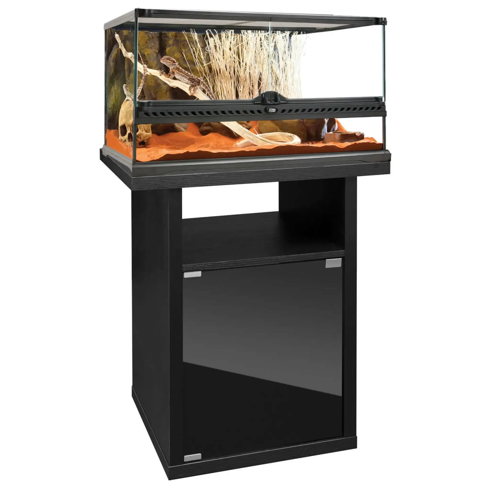 Exo Terra Terrarium Medium Low - 60x45x30cm & Cabinet