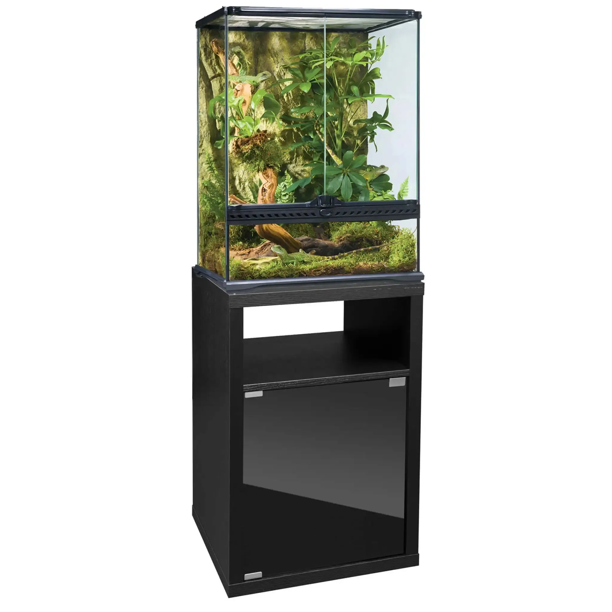 Exo Terra Terrarium Small Tall - 45x45x60cm & Cabinet