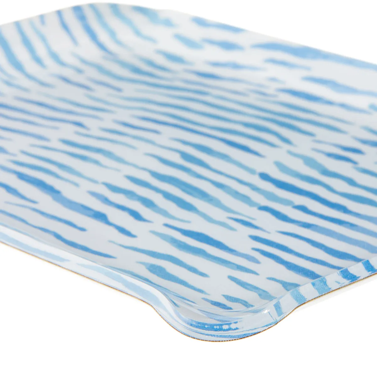 Fabric Tray Small Arles Blue