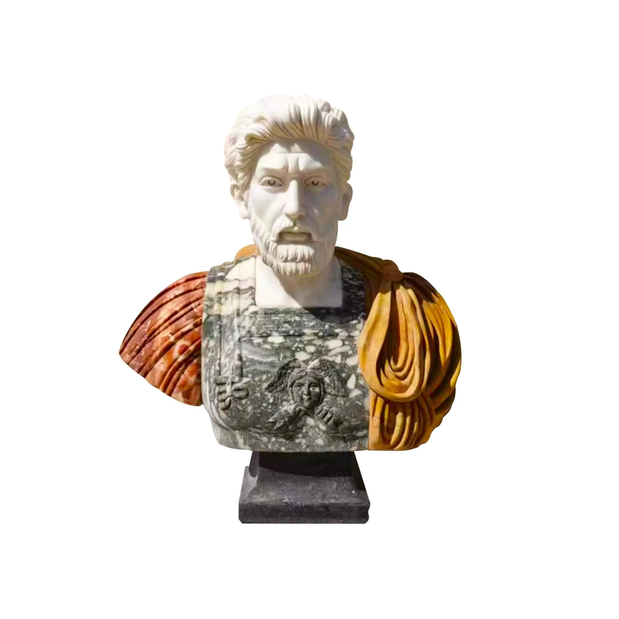 FINEST Roman Statue Emperor Bust Statue FM-007