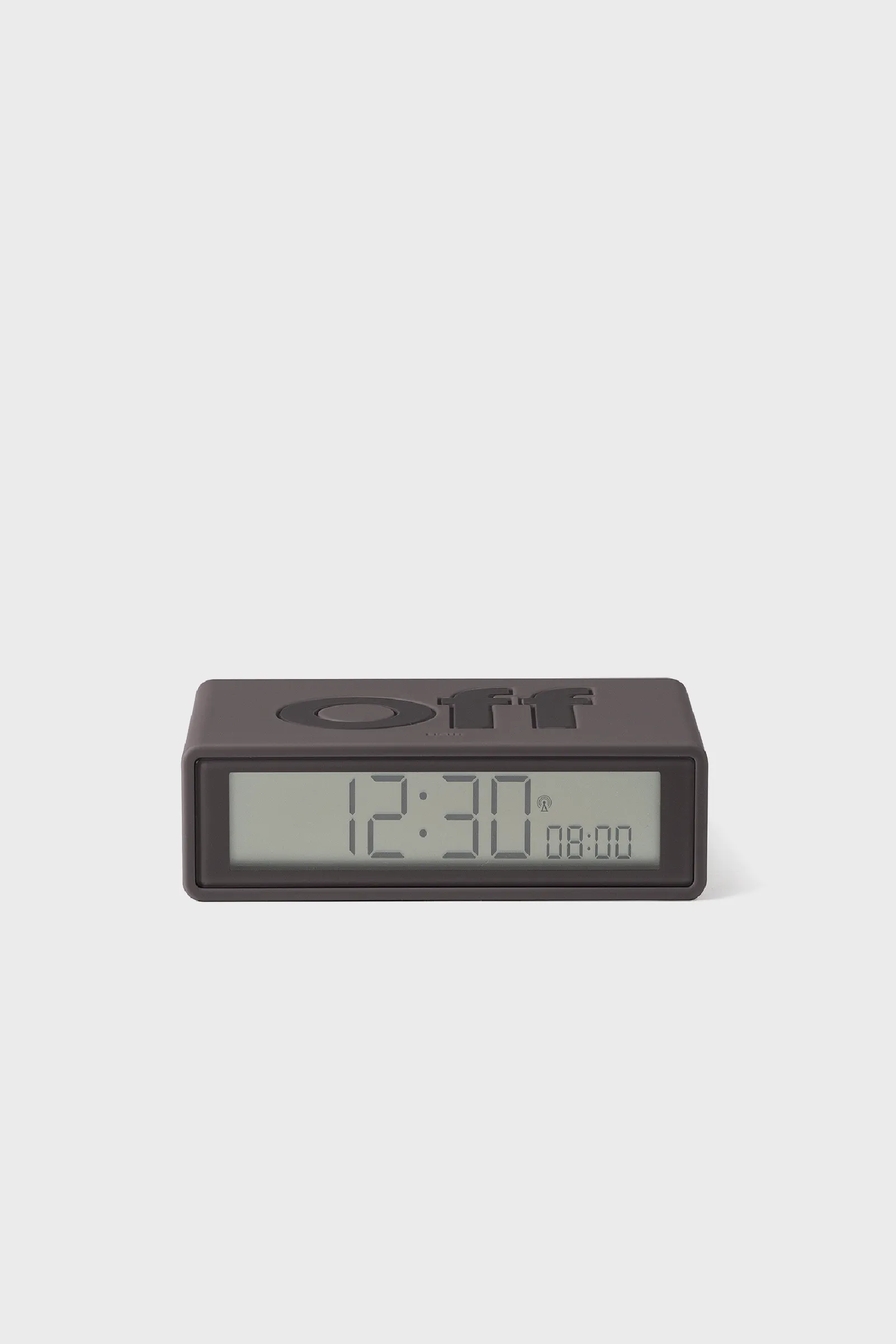 Flip  Clock Reversible Alarm Clock - Dark Grey