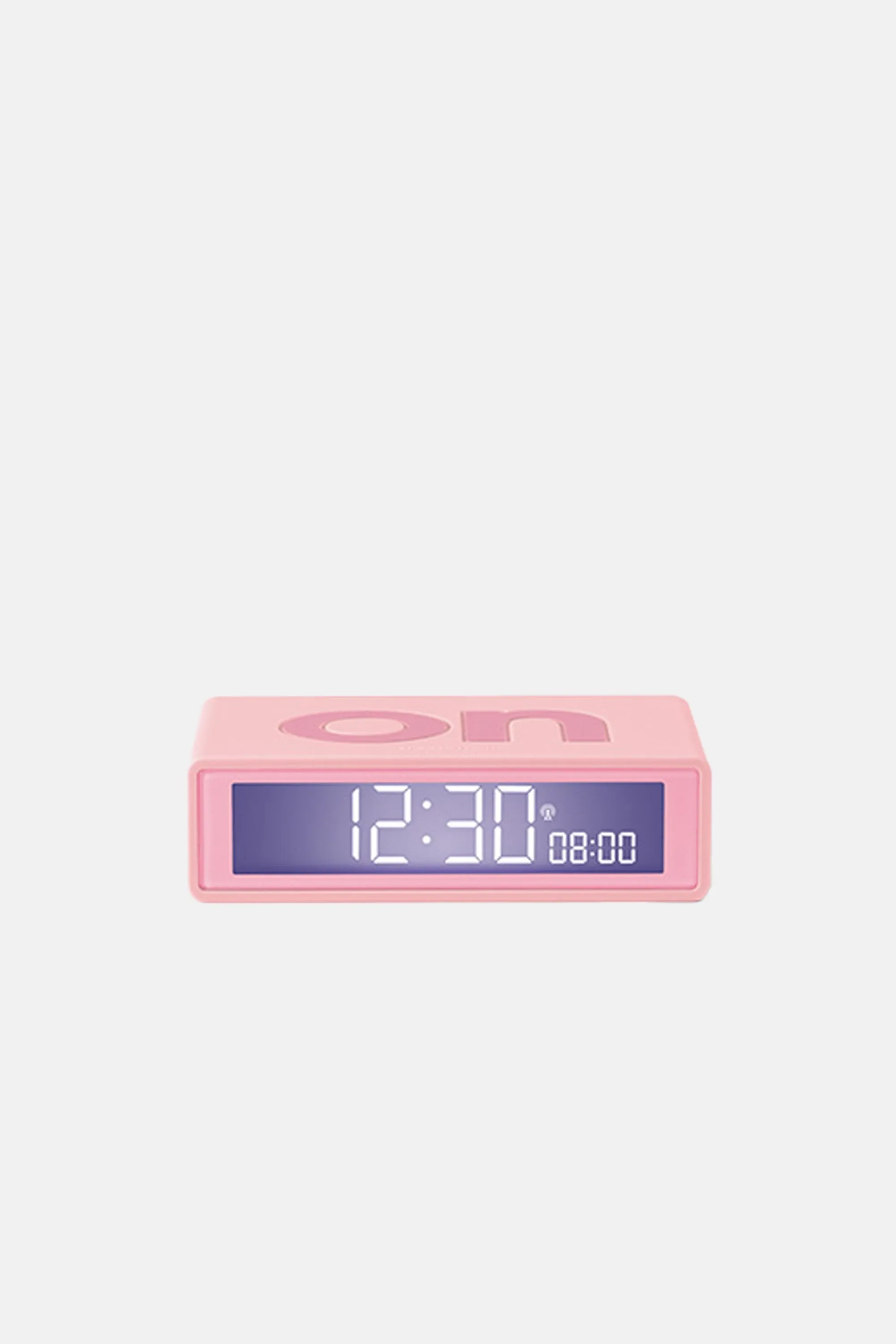 Flip  Clock Reversible Alarm Clock - Pink