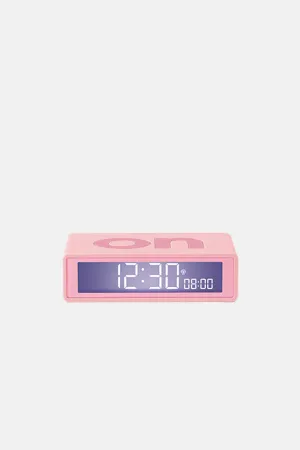 Flip  Clock Reversible Alarm Clock - Pink