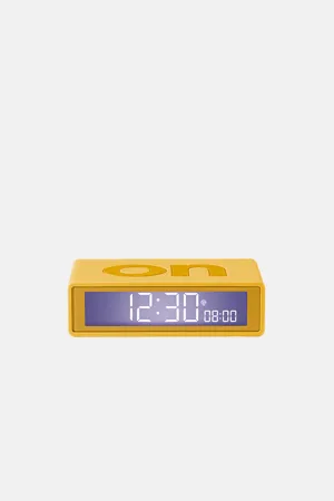 Flip  Clock Reversible Alarm Clock - Yellow