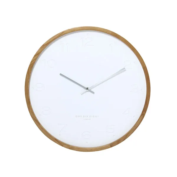 Freya White Wall Clock