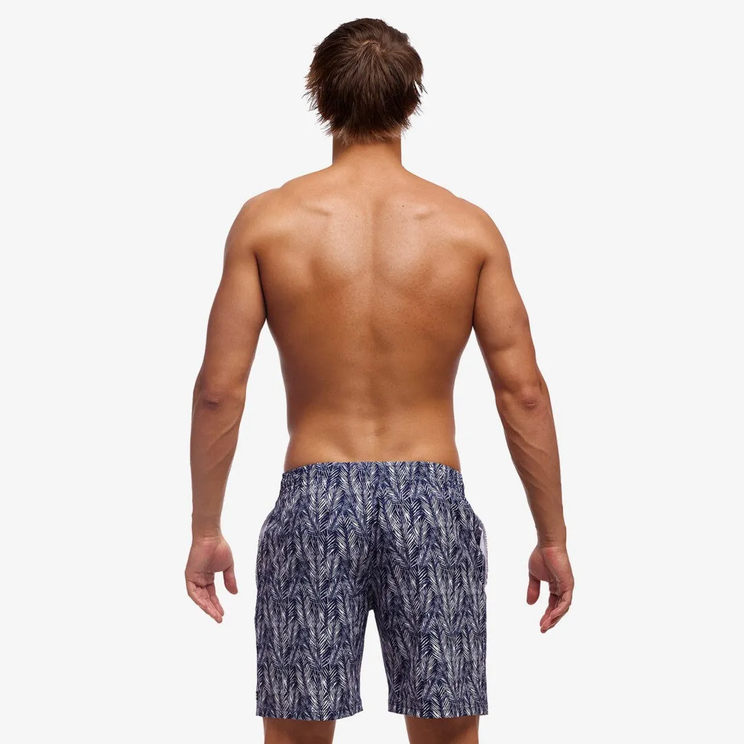 Funky Trunks Men's Long Johnny Shorts Pressure Palm