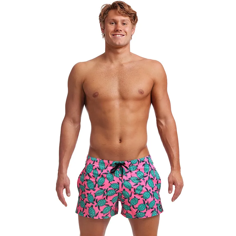 Funky Trunks - Paddling Pink - Mens Shorty Shorts Short