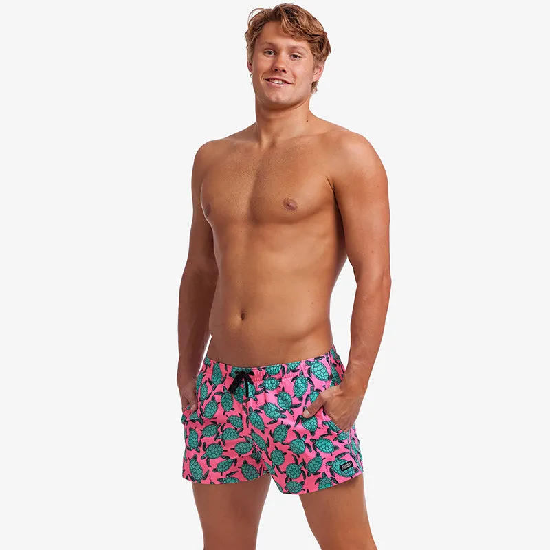 Funky Trunks - Paddling Pink - Mens Shorty Shorts Short