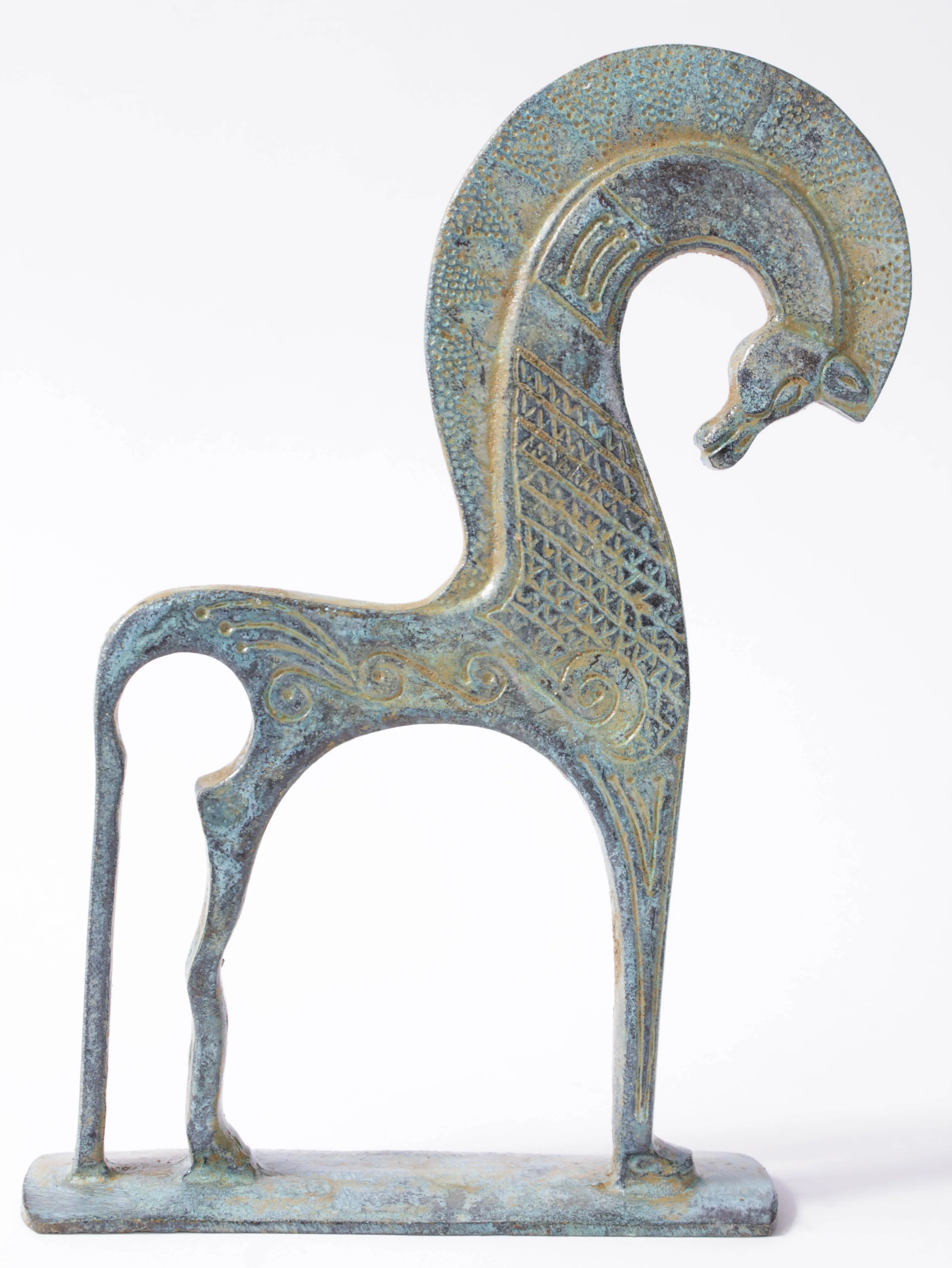 Greek Horse Bronze Statue (Small)