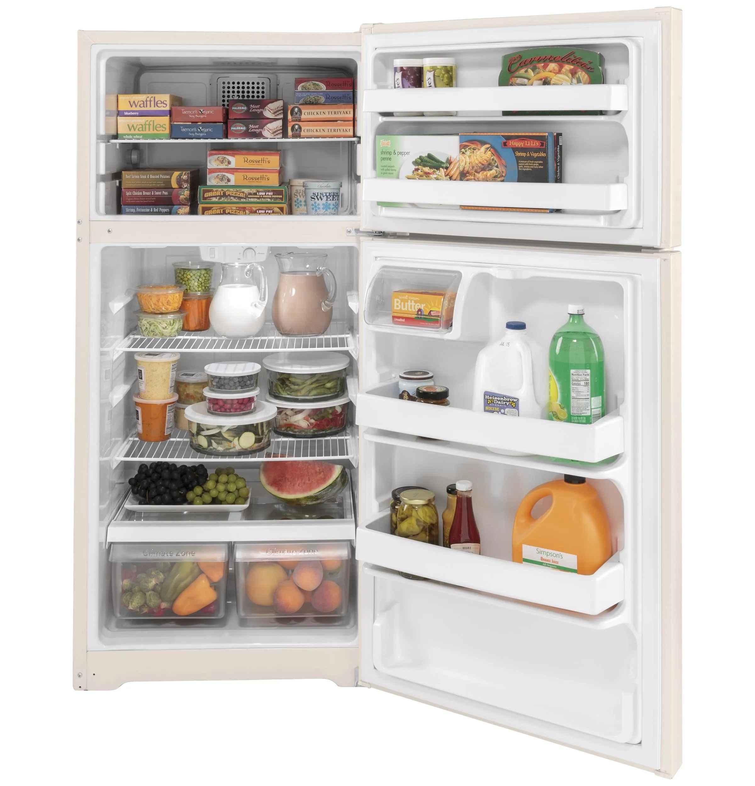 GTE16DTNRCC GE® ENERGY STAR® 15.6 Cu. Ft. Top-Freezer Refrigerator