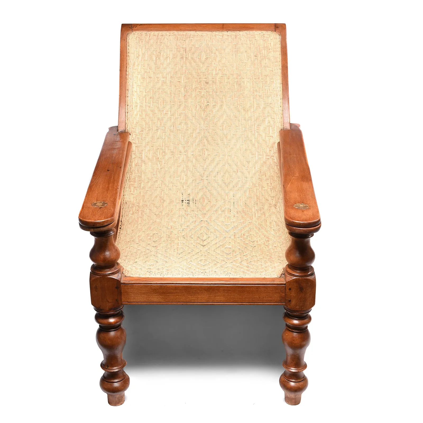 Indian Teak Planters Chair - Ca 1910