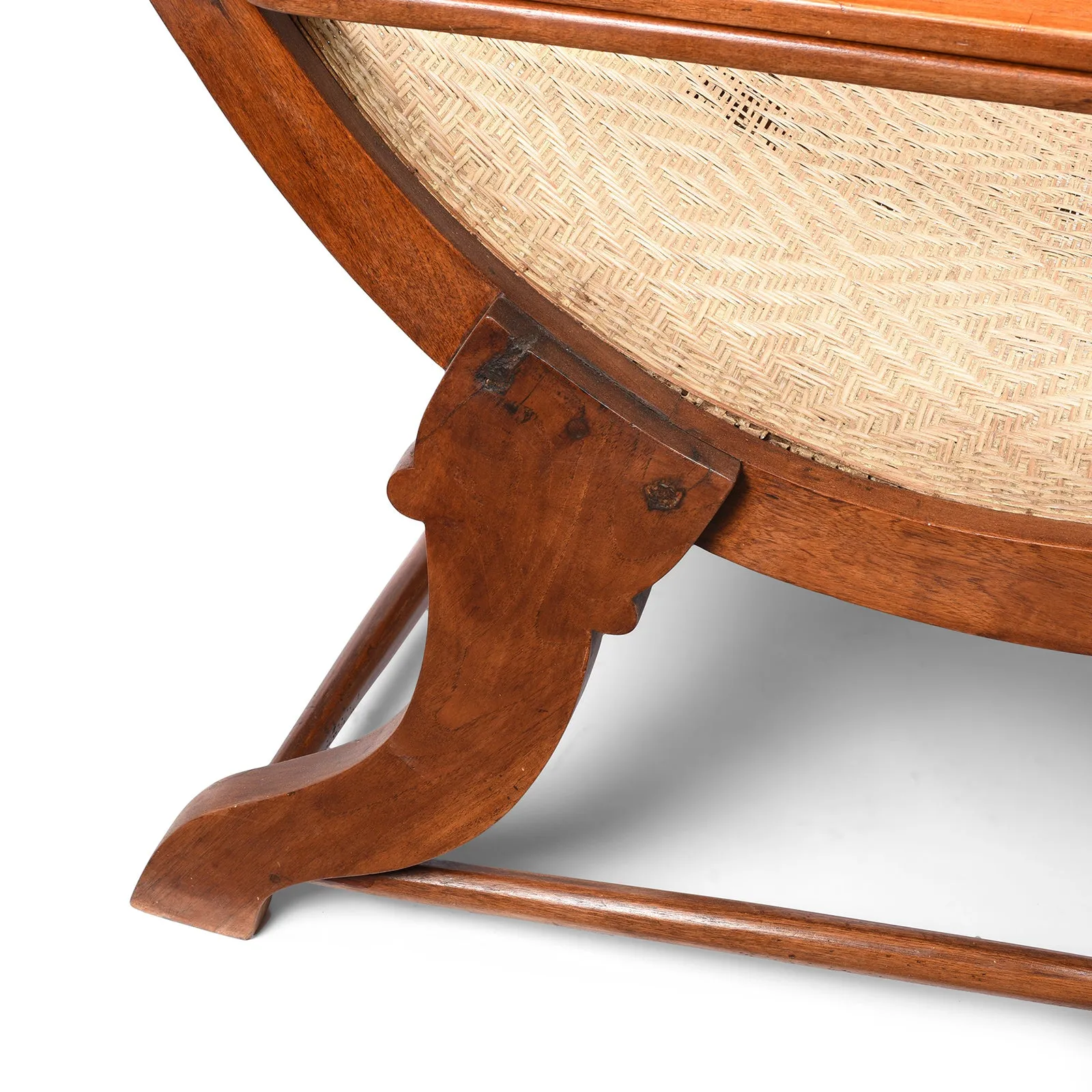 Indian Teak Planters Chair - Ca 1910