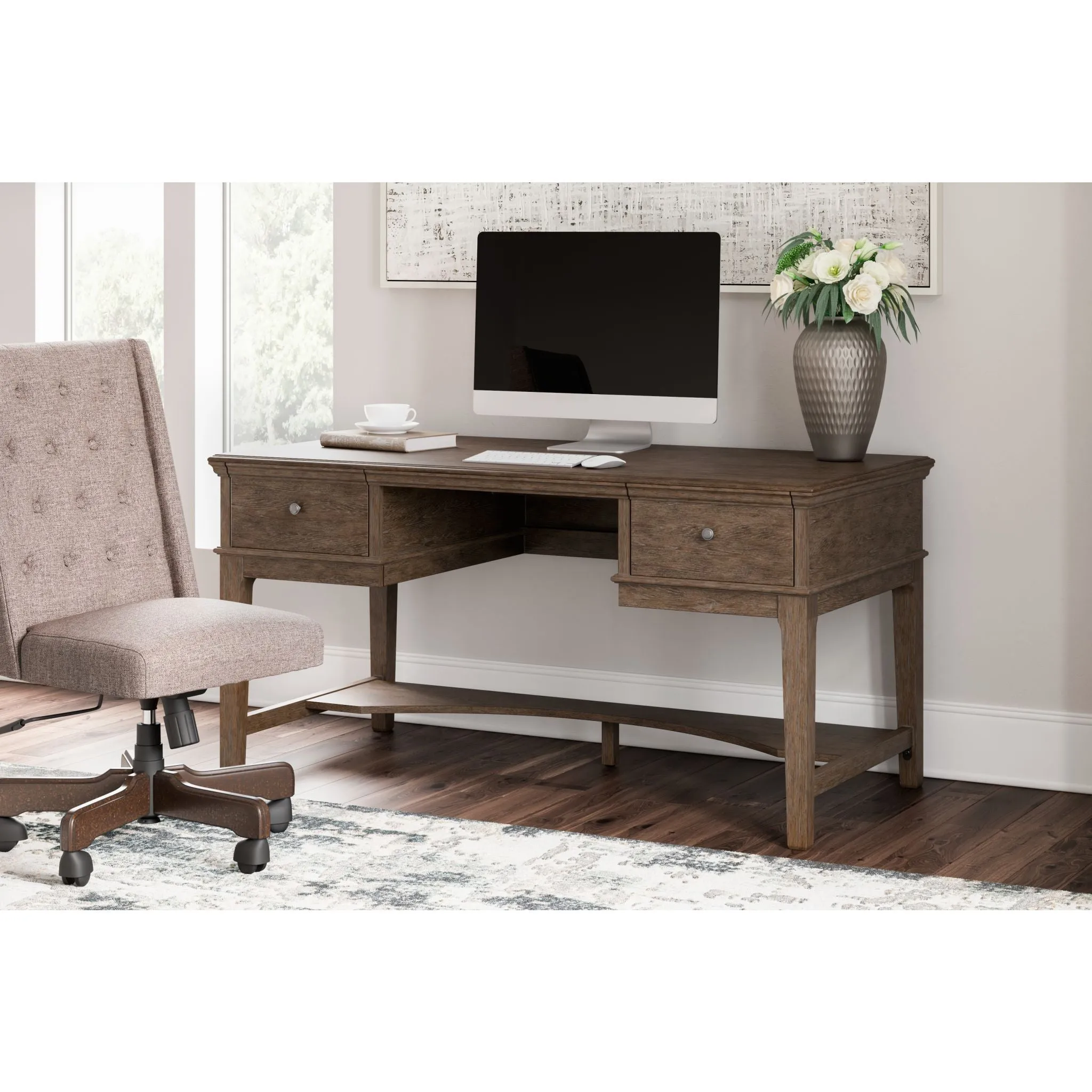 Janismore Leg Desk w/Storage